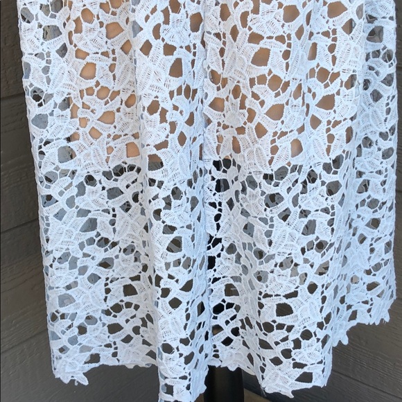 Entro Blue Lace Dress - Picture 4 of 4